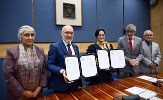 UNAM firma convenio para fortalecer capacidades ante fenómenos naturales; compartirá información sísmica e hidroacústica