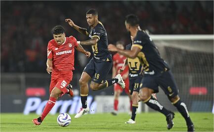 Pumas deja escapar la victoria ante Toluca por falta de contundencia  