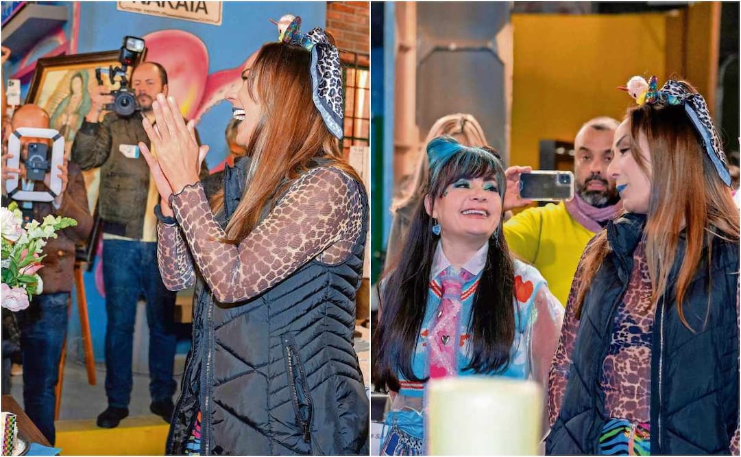 Nacaranda (Consuelo Duval) y Nacasia (Lorena de la Garza). Fotos: Televisa