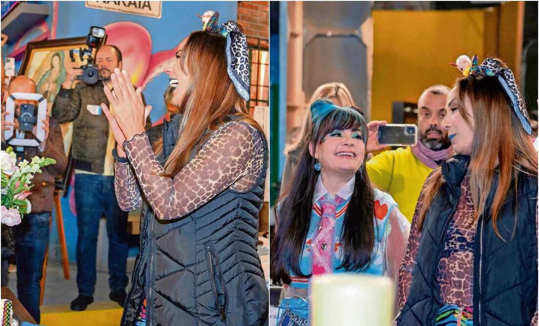 Nacaranda (Consuelo Duval) y Nacasia (Lorena de la Garza). Fotos: Televisa