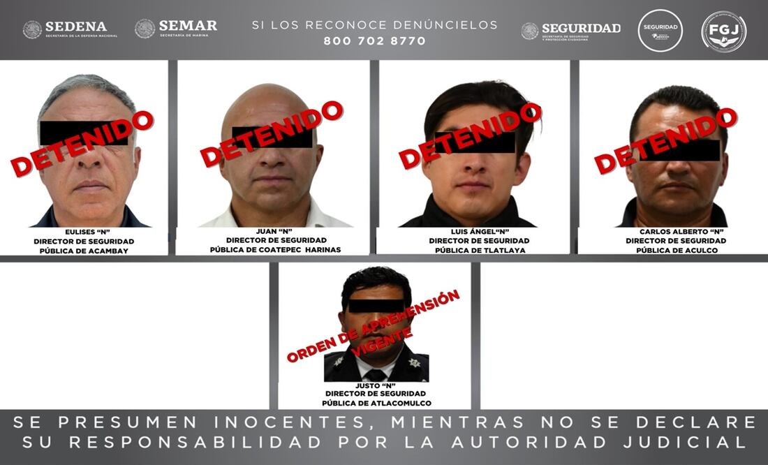 Excomisario de Coatepec Harinas, Edomex enfrenta prisión preventiva por extorsión y vínculos con crimen organizado. Foto: Especial