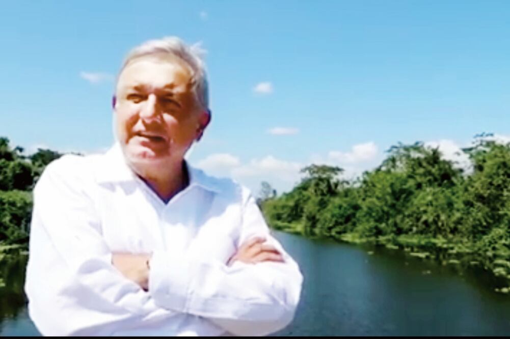 A través de sus redes sociales, Andrés Manuel López Obrador le pidió serenarse al secretario de Gobernación, Miguel Ángel Osorio Chong (TOMADA DE FACEBOOK)