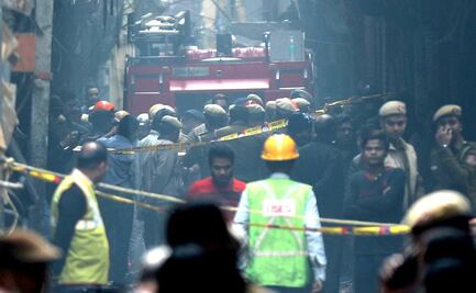 Incendio en fábrica de Nueva Delhi deja 43 muertos