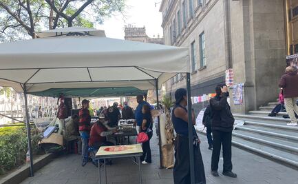 Simpatizantes de Morena instalan plantón afuera de la Corte; piden remoción de ministra Piña