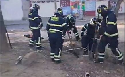 Controlan fuga de gas en colonia Tres Mosqueteros en Venustiano Carranza