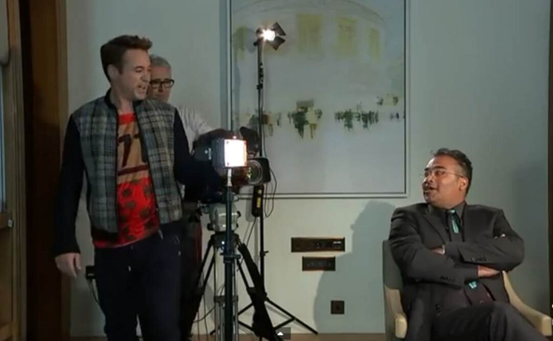 El actor viajó a Londres para promover la nueva cinta de Los Vengadores Foto: Tomada de video