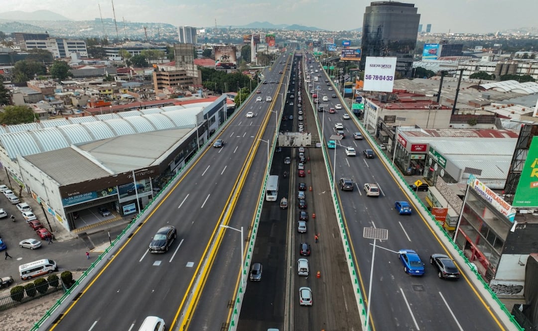 Reconstrucción del Periférico Norte avanza 68%; obras abarcan del Toreo a la caseta de Tepotzotlán. Foto: Especial