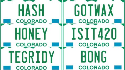 Subastarán matrículas alusivas a la marihuana por una buena causa