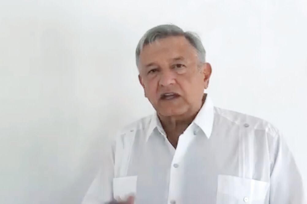 Andrés Manuel López Obrador dijo que espera que Juan Pablo Castañón, presidente del CCE, cumpla el compromiso de hacer la comisión revisora (TOMADA DE VIDEO)
