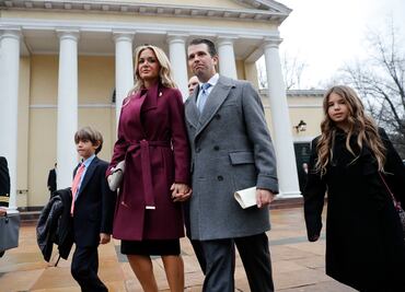 Esposa de Donald Trump Jr. pide el divorcio