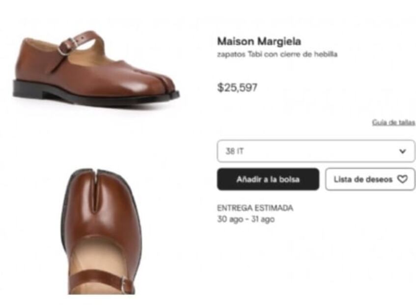 Los zapatos de pezuña de Mijares causan revuelo, pero son carísimos