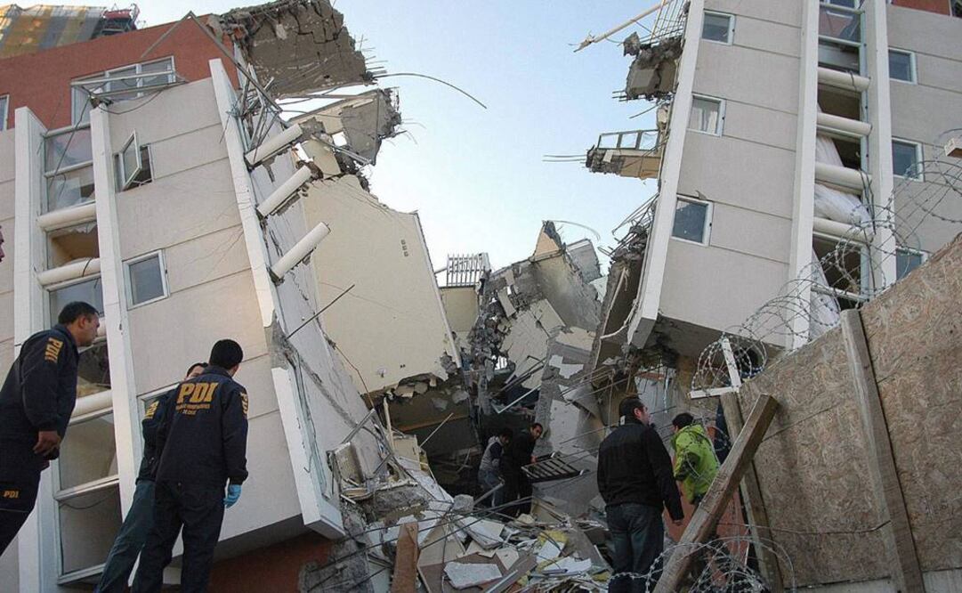 Imagen de la destrucción que dejó el terremoto en Chile de 2010  FOTO: ARCHIVO