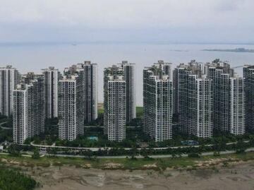 Forest City, la "ciudad fantasma" de 100 mil millones de dólares que una empresa china construyó en Malasia