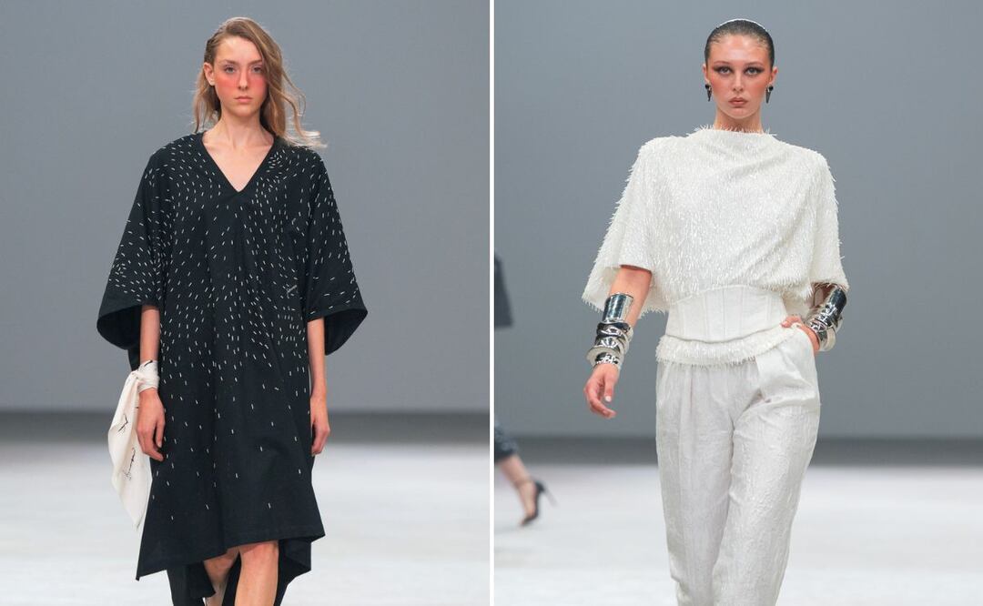 Diseños de 1/8 Takamura y Alfredo Martínez en Volvo Fashion Week México. Foto: Cortesía