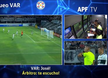 En Paraguay sí revelan las pláticas entre el VAR y el árbitro