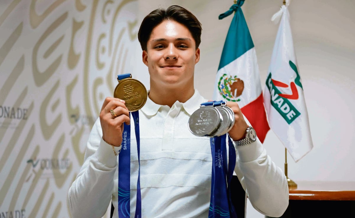Osmar Olvera sorprende hablando chino antes de la Super Final de Clavados
