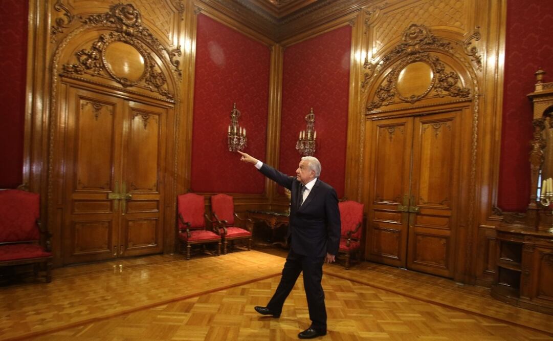 En abril de 2018 el expresidente López Obrador anunció que habitaría en Palacio Nacional.