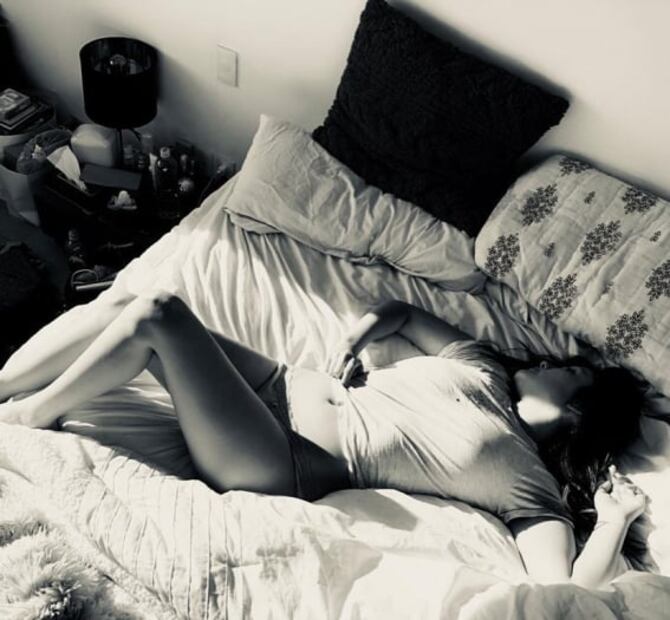 Dulce María revela su lado más sexy posando en ropa interior