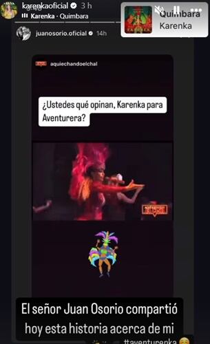 Juan Osorio compartió esta imagen, dejando abierta cualquier posibilidad. Foto: Instagram.