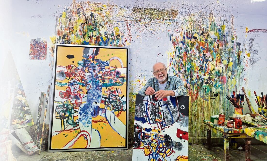 Entrevista con el pintor Gabriel Ramírez. Foto: Mario Torre / EL UNIVERSAL