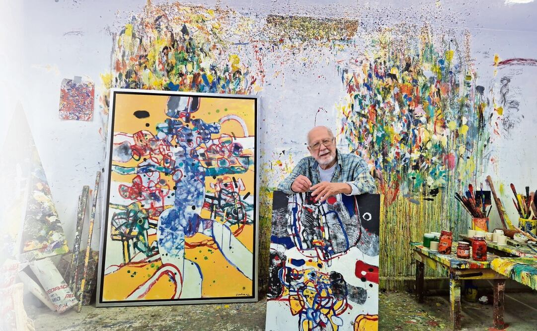 Entrevista con el pintor Gabriel Ramírez. Foto: Mario Torre / EL UNIVERSAL