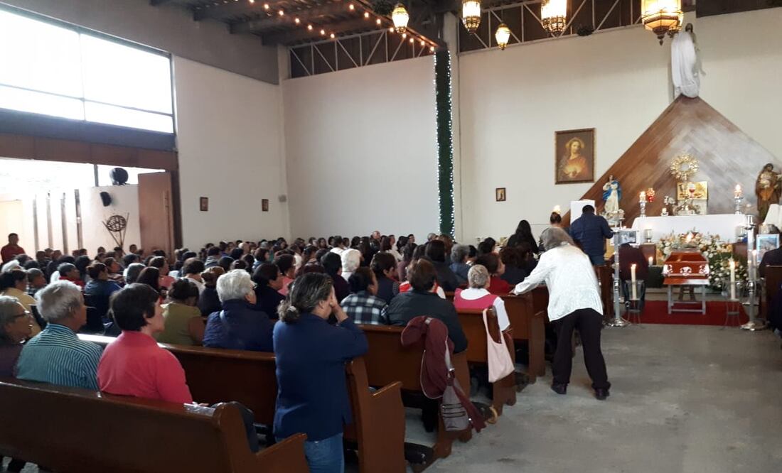 Fotografía de archivo de la misa de cuerpo presente de Leonardo Avendaño. Cuartoscuro