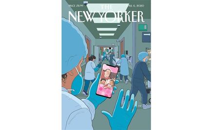 New Yorker dedica portada a los héroes de la pandemia: el personal médico