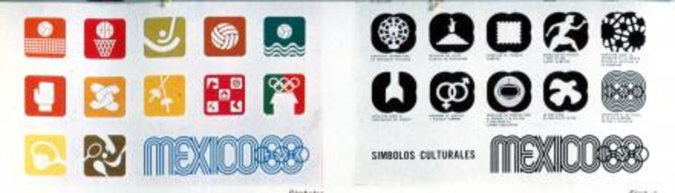 Símbolos del Metro: inspirados en el diseño de los Juegos Olímpicos México 68 