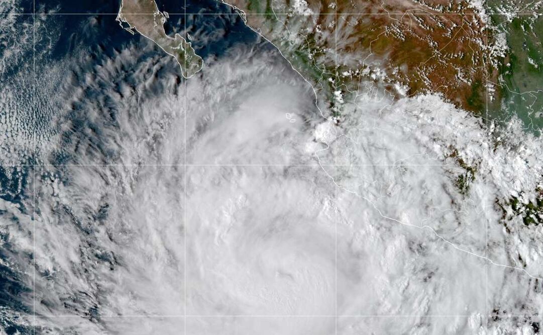 Huracán “Priscilla” avanza sobre Baja California Sur (07/10/2025). Foto: Especial