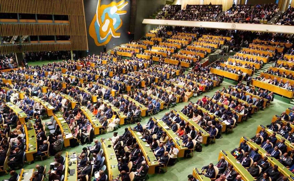 El canciller Roberto Velasco en la apertura del Debate General de la 81 Asamblea General de la ONU el 22 de septiembre de 2026. Foto: SRE
