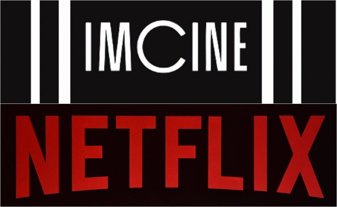 The collection includes a mix of genres and formats – Photo: IMCINE logo (up)/File photo/EL UNIVERSAL, Netflix logo (down)/John Macdougall/AFP