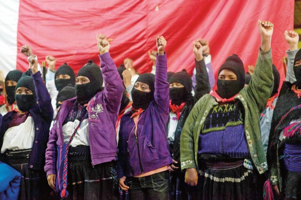 Aniversario. El próximo 1 de enero el EZLN cumplirá 23 años del inicio de la “guerra contra el olvido” (ARCHIVO. EL UNIVERSAL)