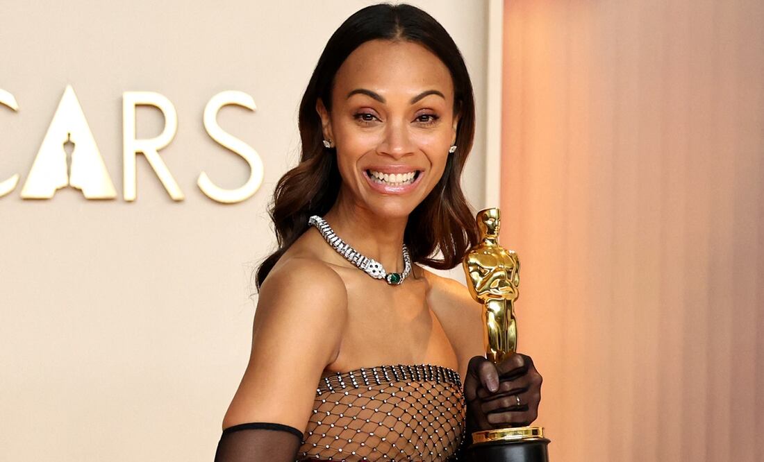 La actriz platicó con la prensa tras su triunfo en el Oscar. Foto: AFP.