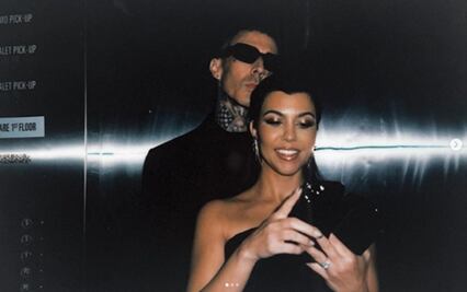 Así vivieron las primeras horas de matrimonio Kourtney Kardashian y Travis Barker