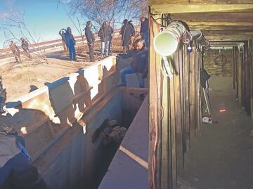 Vigilan túnel descubierto en la frontera con Juárez