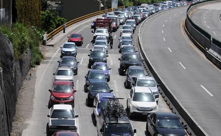 Continúa tráfico en Paso Exprés Tlahuica