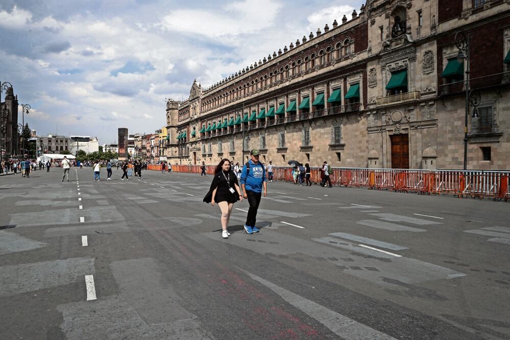 Zócalo, solo para peatones. Foto: Archivo