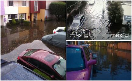 Amanecen Coapa y el Pedregal inundados tras lluvias