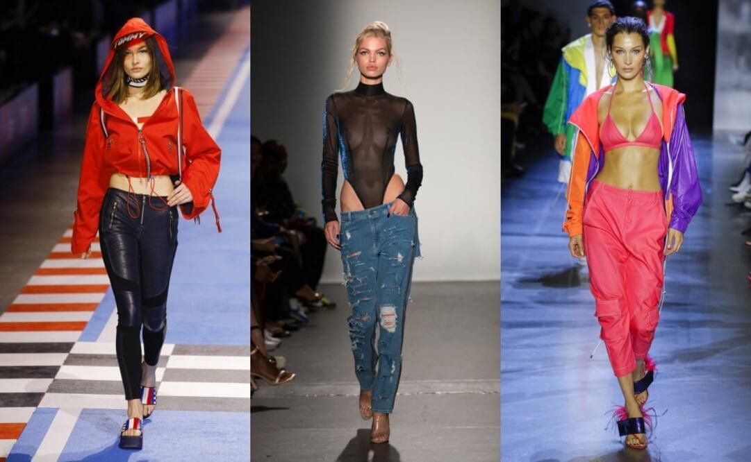 Estos jeans reinaron en los años 2000. Foto: Vogue Runway