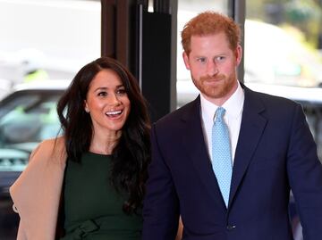 Meghan Markle utiliza nuevamente el vestido verde con el que anunció su compromiso con Harry