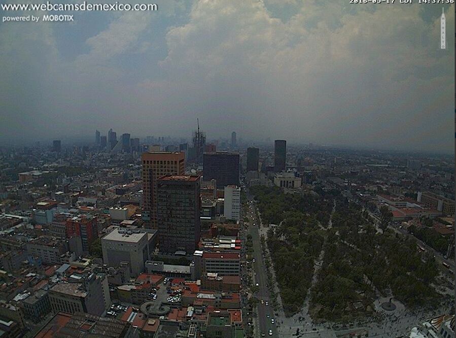 Imagen tomada del Twitter de Webcams de México 