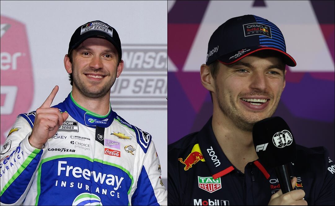 El mexicano Daniel Suárez y Max Verstappen son concuños - Fotos: AFP y EFE