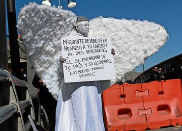 Protestan en la frontera contra política de EU