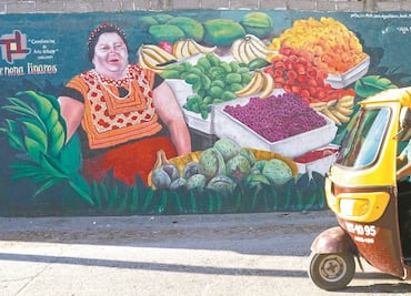 Inmortalizan cultura de Juchitán con 100 murales tras 7-S