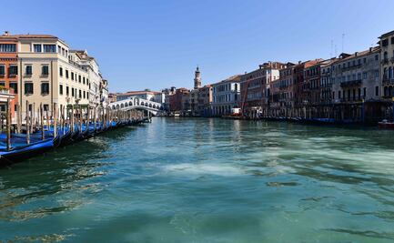 Coronavirus: Sorprenden aguas claras de Venecia