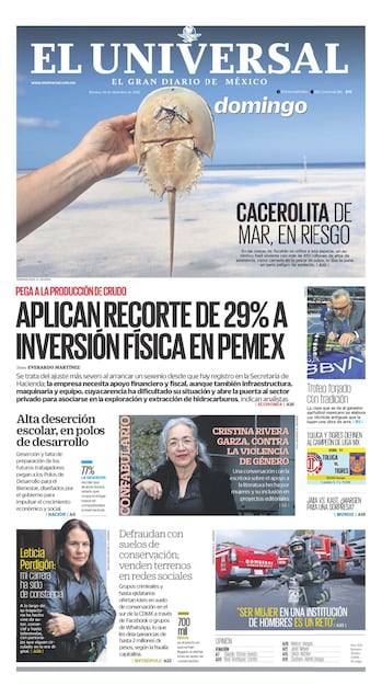 Portada impresa del 14 de diciembre de 2025