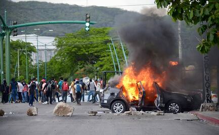 Fiscalía de Chiapas abre carpetas de investigación contra normalistas por actos vandálicos