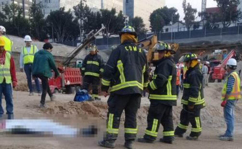 Derrumbe de barda en nueva sede de Embajada de EU deja un muerto y 6 lesionados