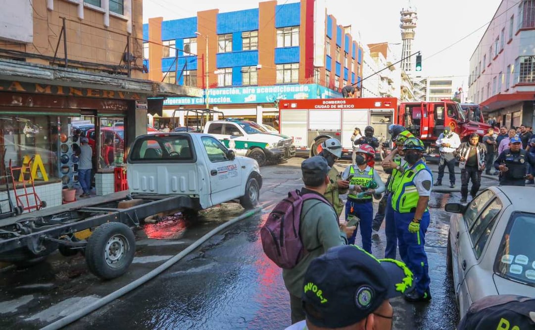 Reportan incendio en departamento de la alcaldía Cuauhtémoc (28/01/2025). Foto:  Axel Sánchez / EL UNIVERSAL