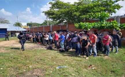 Rescatan a 105 migrantes en Veracruz, entre ellos 7 menores